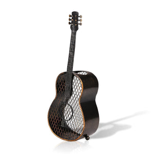 TOOARTS Creative Metal Guitar Wine Bottle Cork Holder