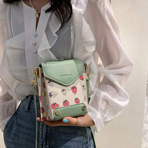 Strawberry Pattern Design Shoulder Bags