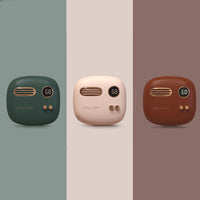 2 In 1 Retro Heater USB Charger Output Portable External Battery Hand Warmers 5000mAH Power Bank For Christmas Gift