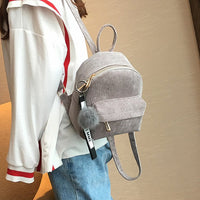 Mini backpack hair ball backpack
