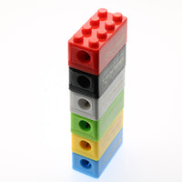 Plastic Building Block Shaped Pencil Sharpener
