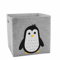 Caja de almacenamiento plegable en forma de cubo, juguetes para niños, cesta de tela de fieltro, caja plegable