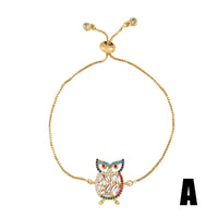 Ladies colorful zircon bracelet
