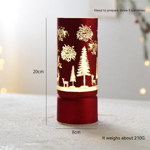 Luminous Christmas Decoration Simulated Candle Holders