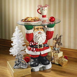 Santa Waiter Tray Sculptured Decorative Tray