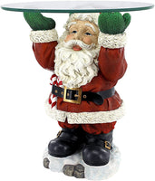 Santa Waiter Tray Sculptured Decorative Tray
