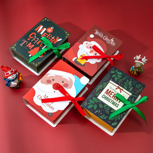 Boîte-cadeau de livre magique créatif de bonbons de Noël