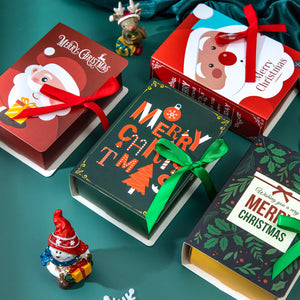 Boîte-cadeau de livre magique créatif de bonbons de Noël