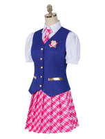 Women's Cos Princess College School Uniform Shirt Short Skirt
