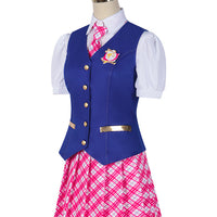 Women's Cos Princess College School Uniform Shirt Short Skirt