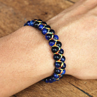 Hand-woven Adjustable Tiger-eye Bracelet