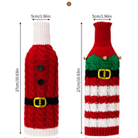 Christmas Decoration Knitted Wine Bottle Cover