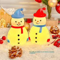Snowman Small Night Lamp Luminous Ornaments
