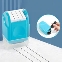 Simplified Handwriting Line Roller Stamp
