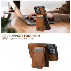 Magnetic Card Holder Two-in-one Wireless Charging iPhone Case