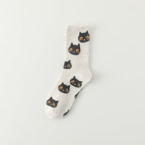 Cute Cartoon Cat Kitten Socks