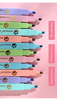 Cat's Paw Fluorescent Highlighter Set
