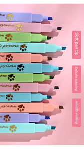 Cat's Paw Fluorescent Highlighter Set