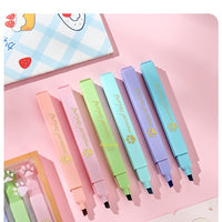 Cat's Paw Fluorescent Highlighter Set