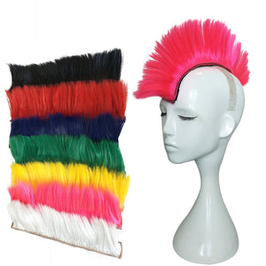 Mohawk Wig Carnival Helmet Decoration