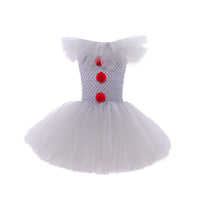 Scary Halloween Clown Princess Costume
