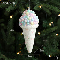 Glittered Christmas Sweets Christmas Tree Ornaments