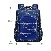 Aerospace Print Large Capacity Schoolbag
