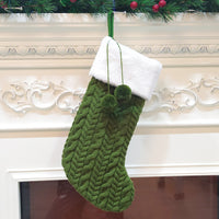 Thick Knitted Wool Christmas Stockings
