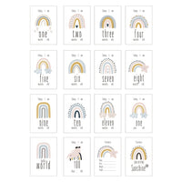 16Pc Milestone Cards Month Sticker Baby Photography Mil
