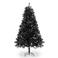 FCH 7ft 1500 Branch PVC Branch Iron Bracket Christmas Tree Black