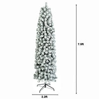 Flocking Pencil Christmas Tree
