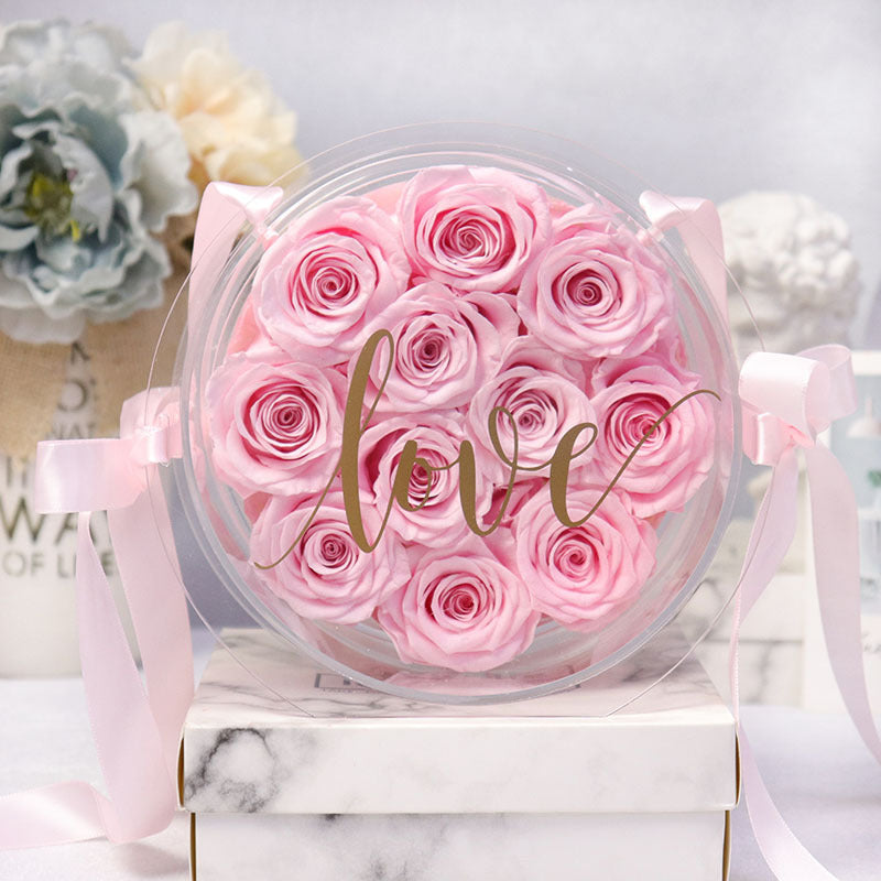 Eternal Boxed Roses Acrylic Boxed Eternal Love Roses | Only Inspired Gifts Boutique