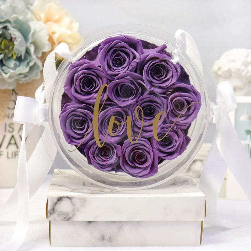 Eternal Boxed Roses Acrylic Boxed Eternal Love Roses | Only Inspired Gifts Boutique