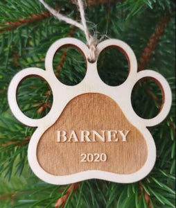 Personalized Creative Wooden Christmas Ornaments