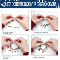 Christmas Countdown Advent Calendar Charm Bracelets