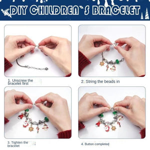 Christmas Countdown Advent Calendar Charm Bracelets