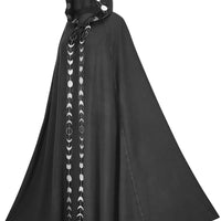 Hooded Celestial Cape Halloween Cloak
