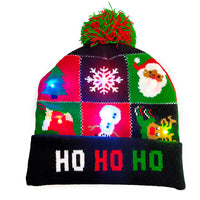 Sweater Knitted LED Christmas Light Up Beanie Hats