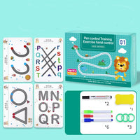 Interesting Children's Pen Control Training This Kindergarten Erasable Paper
