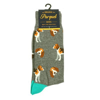 Novelty Beagle Dog Socks (Mens)
