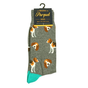 Novelty Beagle Dog Socks (Mens)