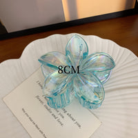 Internet Celebrity Plumeria Rubra Barrettes Advanced Sense
