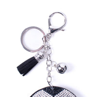 Bling Crystal Rhinestone Soccer Ball keychain
