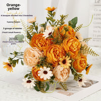 Hotel Photography Props Fake Flowers Shulman Peony Flower Decoration

