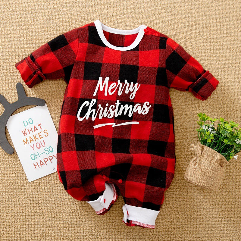 Long-sleeve Christmas Rompers (Baby/Toddler)