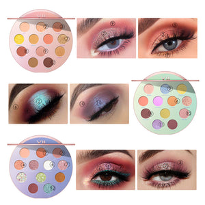 Mysterious Time Collection Sweet Free Party 12-Colors Eyeshadow Palettes