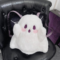 Halloween Cute Cartoon Ghost Plush Backpack
