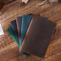 Leather Kraft Notebook Wallet
