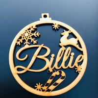 Personalized Creative Wooden Christmas Ornaments