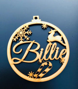 Personalized Creative Wooden Christmas Ornaments